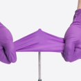 thumbnail image 5 of Guantes de nitrilo desechables de 20/50 piezas, de goma sin polvo, de color morado, para trabajos manuales, para mecánicos, cocinas, belleza, limpieza del hogar, 5 of 5