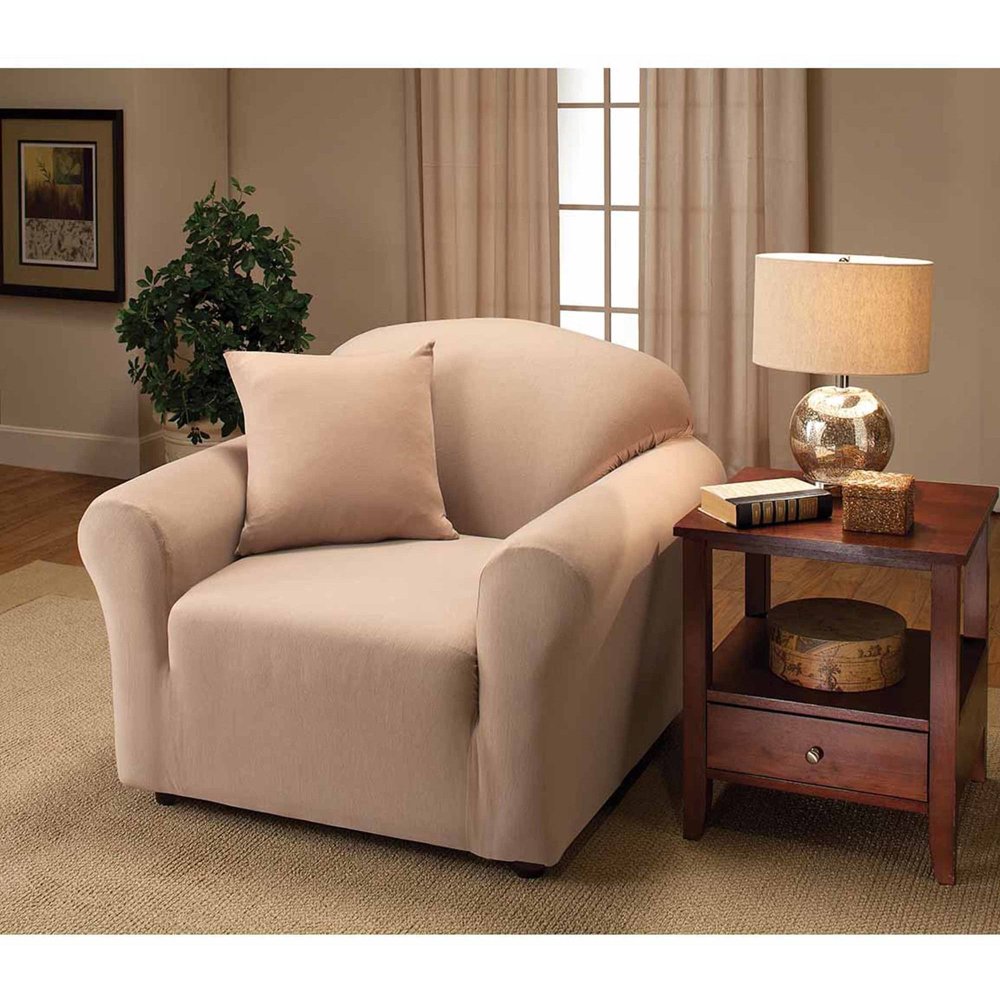 Madison Jersey Stretch Slipcover, Chair