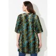 thumbnail image 3 of Catherines Women's Plus Size In-Vogue Velvet Kimono, 3 of 5