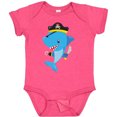 thumbnail image 3 of Inktastic Pirate Shark, Cute Shark, Little Shark, Blue Shark Boys or Girls Baby Bodysuit, 3 of 5