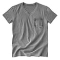 thumbnail image 3 of Mens Short Sleeve T-Shirts with Pockets V Neck Tshirts Shirts for Men Summer Casual Pullover Basic Tees Tops Fathers Gifts, 3 of 4