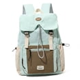 thumbnail image 4 of Mochila escolar para niñas, ideal para actividades al aire libre, viajes y compras. Azul, 4 of 9