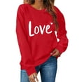 thumbnail image 3 of TaTaai Hoodies Shirts for Women Early Fall Long Sleeve Tops Vintage Graphic Outfits Tops Fashion Pullover Tees Gift, 3 of 6