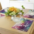 thumbnail image 4 of Ambesonne Live Laugh Love Place Mats Set of 4, Words Mosaic, Standard Size, Multicolor, 4 of 6