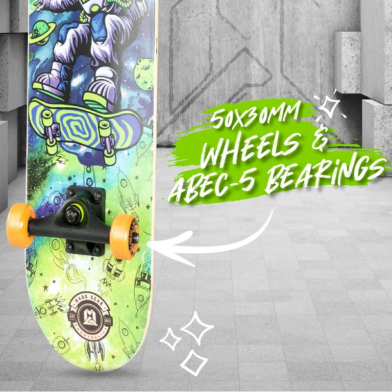 Madd Gear 31 x 7-inch Complete Skateboard Double Kicktail