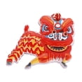 thumbnail image 1 of yuksok Figurines Chinoises Lion Dance Réfrigérateur Mignon en Résine pour Fournitures de Fête C, 1 of 9