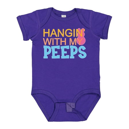 

Inktastic Hanging with My Peeps Gift Baby Boy or Baby Girl Bodysuit
