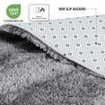 thumbnail image 2 of Cydiria Modern Gray Plush Area Rug Scandinavian Shaggy Carpet for Living Room, 5' x 8', 2 of 8