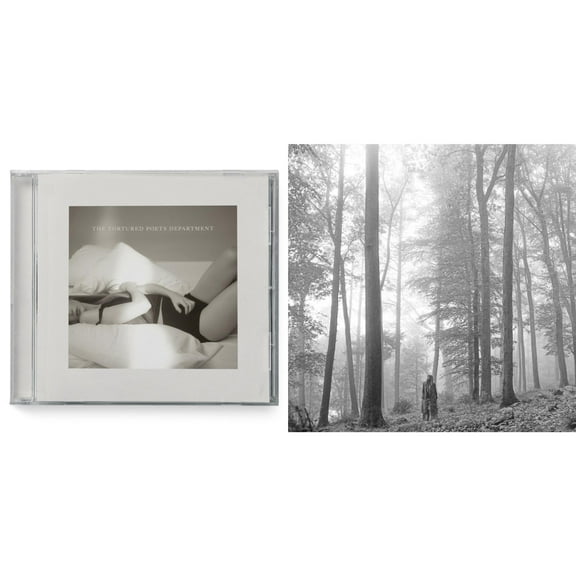 Tortured Poets Department (X) (Manuscript- Bonus Track) & Folklore (Edited) [CD Bundle]