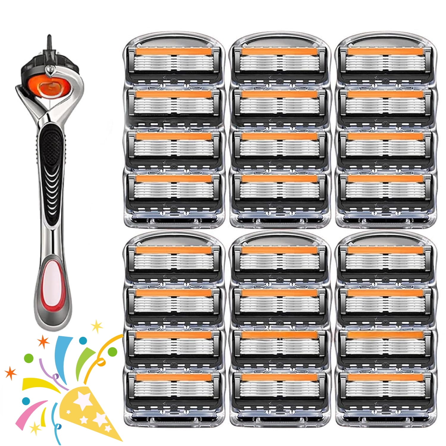 XIAOLONGP 24/48-Piece Mens Razor Blade Replacement Set With India | Ubuy