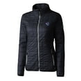 thumbnail image 2 of Women's Cutter & Buck Navy Binghamton Rumble Ponies Rainier Primaloft Eco Full-Zip Jacket, 2 of 3
