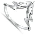 thumbnail image 4 of Abstract Sex Sexual Love Ring .925 Sterling Silver Band Jewelry Female Male Unisex Size 10, 4 of 4