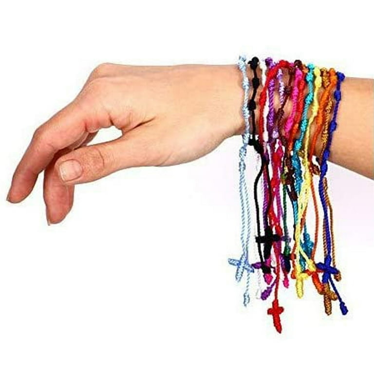 Cross knot friendship bracelet shop