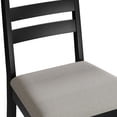 thumbnail image 6 of Castle Place Classic Wooden Dining Chair, Set of 2, Black, 6 of 8