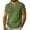 Army Green, variant on Men's Casual Shirts Short Sleeve V-Neck Solid Color Button-up Pullover Shirts Men's Casual Loose Leisure Breathable Tops