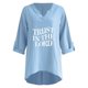 thumbnail image 4 of Top estampado de manga larga y cuello en V para mujer, transpirable, corte holgado, largo hasta la cadera, para leggings, tallas S-XXL, 4 of 5