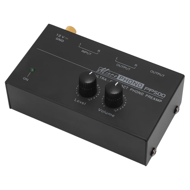 Phono Turntable Preamp Ultra Bajo Ruido Resistente Controlador De Volumen Preamplificador De Fonógrafo Para El Reproductor De Registro