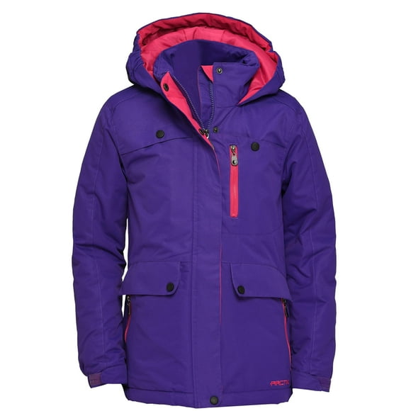 Arctix Girls Jackalope Insulated Winter Jacket, Purple, 2T