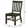 thumbnail image 7 of Topcobe Wooden Dining Chairs Set of 2, Chair with Wood Frame, Modern Furniture for Dining Room Living Room Bedroom, Sturdy, Brown, 7 of 7