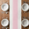 thumbnail image 6 of Eucalyptus Pink Table Runner - 70 Inch Long, Kitchen Dining Table Runner Dresser Scarves, Vintage Bottle Succulents Flower Stripes Farmhouse Decor for Coffee Tables Wedding Party Banquet, 6 of 8