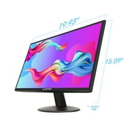 Sceptre 1600x900 20-Inch HDMI DVI VGA LED HD Monitor - E205W-16008A True Black (2017)