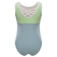 thumbnail image 2 of Zaldita Kids Girls Leotards Sleeveless Camisole Ballet Tank Tops Gymnastics Body Acrobatics Green 150, 2 of 7