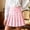 Pink, variant on Skirts for Women Skirt Fashionable Korean Style Striped Pattern High Waist A Line Half Length Women’s Skirt for Daily and Pink XS