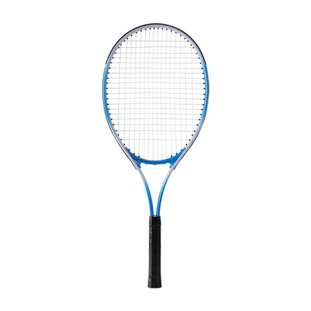 Raqueta de tenis con agarre antideslizante, equipo de tenis para parques, patios traseros y actividades recreativas Adultos Azul