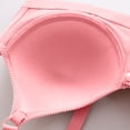 thumbnail image 5 of Front Closure Bras for Womens Bras Front Snaps Seniors Snap Front Bra Older Women Comfort Everyday Bras (Watermelon Red), 5 of 7