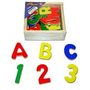 Magnetic Wooden Letters & Numbers Combo Pack