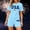Blue, variant on Theme Park Outfits for Women Women Spring Outfits Shirt and Short Outfit Women 2 Piece Outfits Sets Casual Cotton Outfits Sets