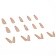 thumbnail image 3 of Coffin Fakes Nails Uñas extralargas para mujer, uñas de lujo, uñas con diamantes de imitación, uñas postizas acrílicas, uñas de bailarina de cobertura completa, 24 piezas, 3 of 5