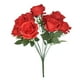 thumbnail image 1 of Ramo de rosas artificiales de seda para cementerio, duraderas y de bajo mantenimiento para monumentos conmemorativos y decoración del hogar, 1 of 8