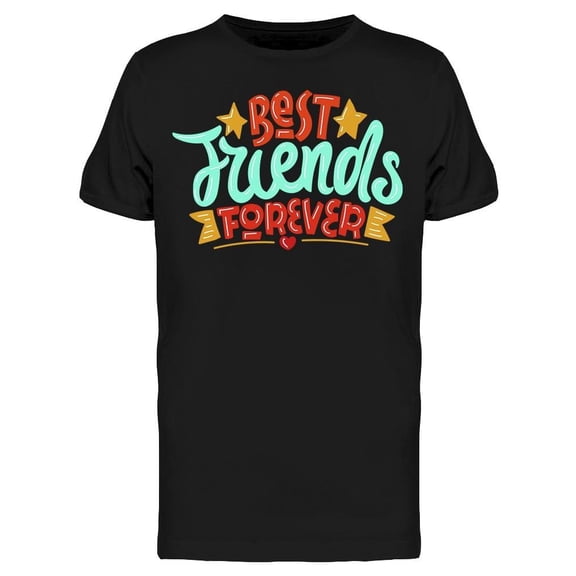 Best Friends Forever Hand Drawn Tee Men's -Image by Shutterstock