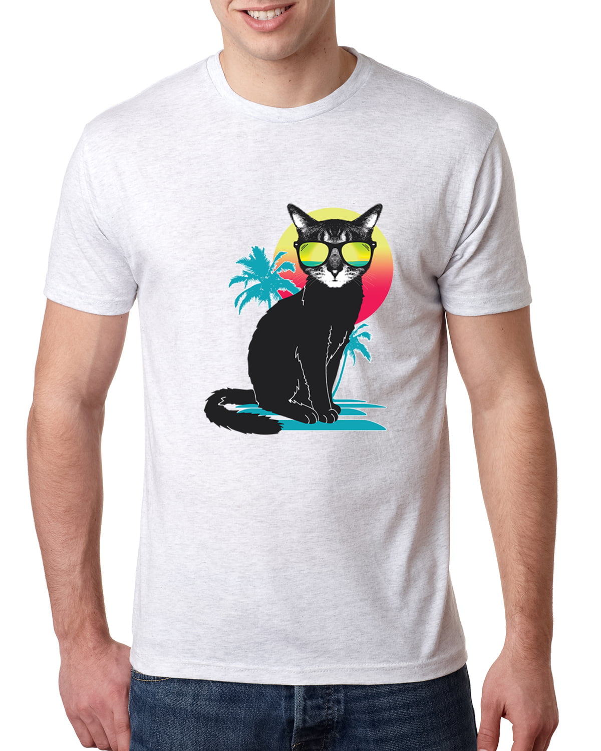 Catzilla Unisex T-Shirt Adult Pop Culture Graphic Nerdy Geeky Apparel 