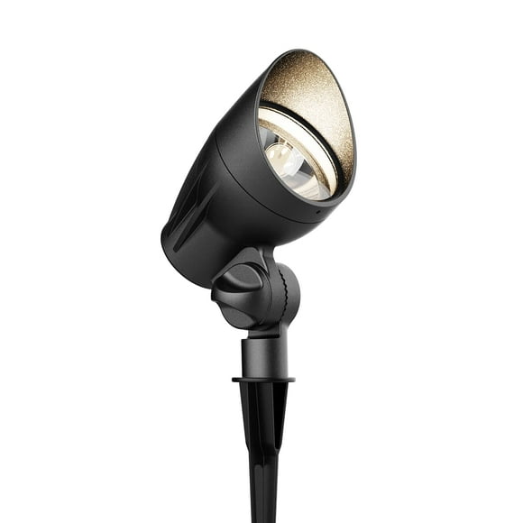 GOODSMANN Spots Paysagers Basse Tension 5W LED 400 Lumens Projecteurs Extérieurs 2700K Blanc Chaud Remplaçable MR16 LED Extérieur Éclairage Câblé avec Connecteur de Câble en Métal Remplaçable