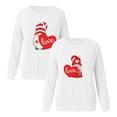 thumbnail image 5 of TKAOPKFD Couple Casual Sports Hoodie for Valentine's Day with Cartoon Print and No Hood (Women), 5 of 5