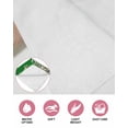 thumbnail image 6 of St. Patrick's Day Kitchen Dish Towels for Drying Dishes Set of 3, Spring Shamrock Gnomes Balloons Flag Green Waffle Weave Microfiber Hand Tea Bathroom Towels Quick Dry & Absorbent Towel 15.7x23.6, 6 of 7