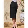 thumbnail image 3 of DARING DIVA Women's Spring Summer Skirt Large Black, 3 of 6