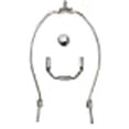thumbnail image 3 of Creative Hobbies 8 Inch Regular Weight Lamp Harp, Finial and Harp Base Set, Polished Nickel Finish, 3 of 5