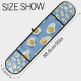 thumbnail image 3 of Yayeee Double Oven Mitt Kitchen Heat Resistant Baking 35" x7" Quilted Glove, Playful Fried Eggs, 3 of 6