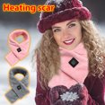 thumbnail image 4 of Bufanda Calentada Por Usb Bufanda De Calefacción Eléctrica Calentador De Cuello Para Hombres Mujeres Abrigo De Cuello Calentado De Invierno 3 Temperatura Ajustable Moyic AP007440-02, 4 of 6