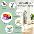 thumbnail image 5 of Wall Mount Plastic Bag Holder – Grocery Bag Organizer & Dispenser w/ Elastic Opening | Pull One Bag at a Time, No More Messy Clutter | Machine Washable Fabric, Reinforced Stitching, 5 of 7