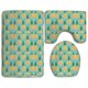 thumbnail image 1 of ABPHQTO Piña Juego de alfombras de baño de 3 piezas Alfombra de baño Alfombra de contorno y tapa de inodoro ABPHQTO Cont-CHAPPLE-12112, 1 of 2