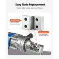 thumbnail image 5 of KFFKFF 6 Pcs Replacement Jaw Blades for 1-1/4 Inch 32mm #10 Electric Rebar Cutter, Double-Sided Design, CR12MOV High-Strength Steel, Efficient Cutting with Screws and Spring Washers, 5 of 9