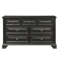 Roundhill Furniture Renova 7-Drawer Dresser - Vintage Black