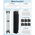 thumbnail image 4 of Riedhoff 10x20 ft Pop up Canopy Tent Outdoor Canopy,With 6 Sidewalls & Portable Roller Bag,White, 4 of 7