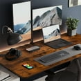 thumbnail image 4 of Homall 48" × 24" Electric Height Adjustable Standing Desk Home Office Computer Desk Memory Preset with T-Shaped Metal Bracket,Brown, 4 of 7