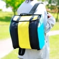 thumbnail image 3 of Estuche para acordeón larga vida útil correas acolchadas material grueso mochila acolchada para acordeón amarillo y azul para principiantes ANGGREK Otros, 3 of 8