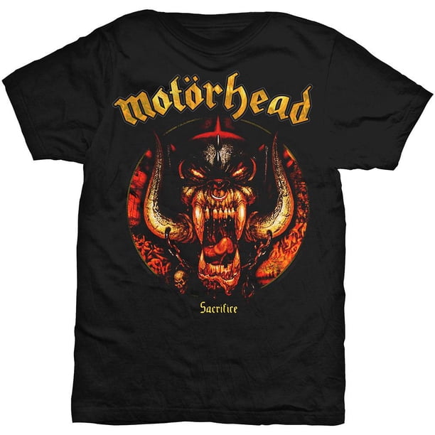 Motorhead - Camiseta Sacrifice para Adultos Unisex (Negro)